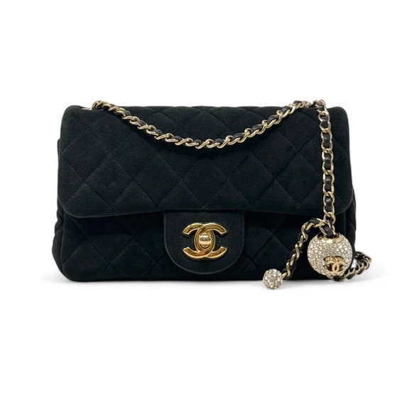 Chanel Velvet Mini Rectangular Flap - Picture 1 of 10
